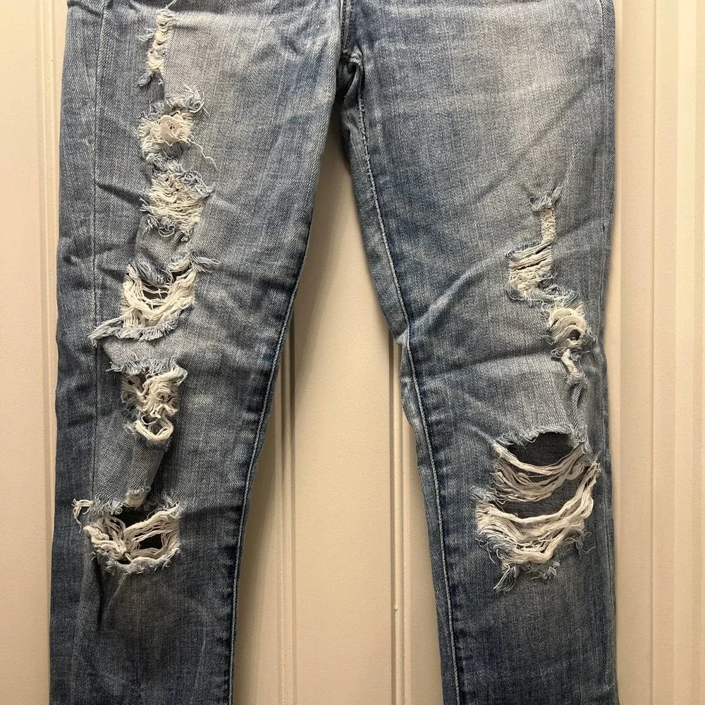 Abercrombie & Fitch Simone Women's High Rise Super Skinny Denim Jeans Sz 24‎ 00R